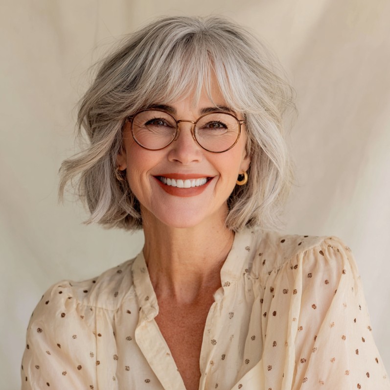 Chic Textured Bob with Face-Framing Layers