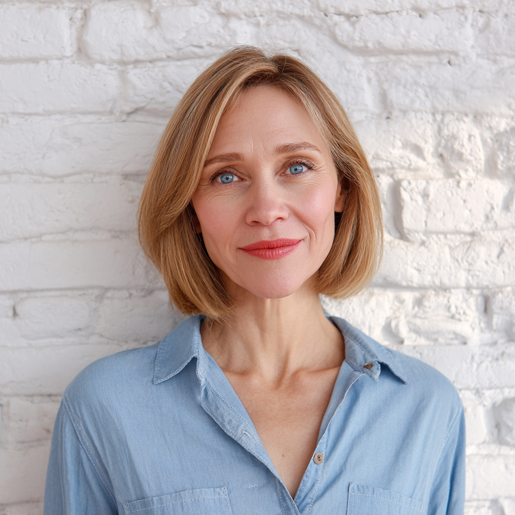 Classic One-Length Bob with Subtle Movement