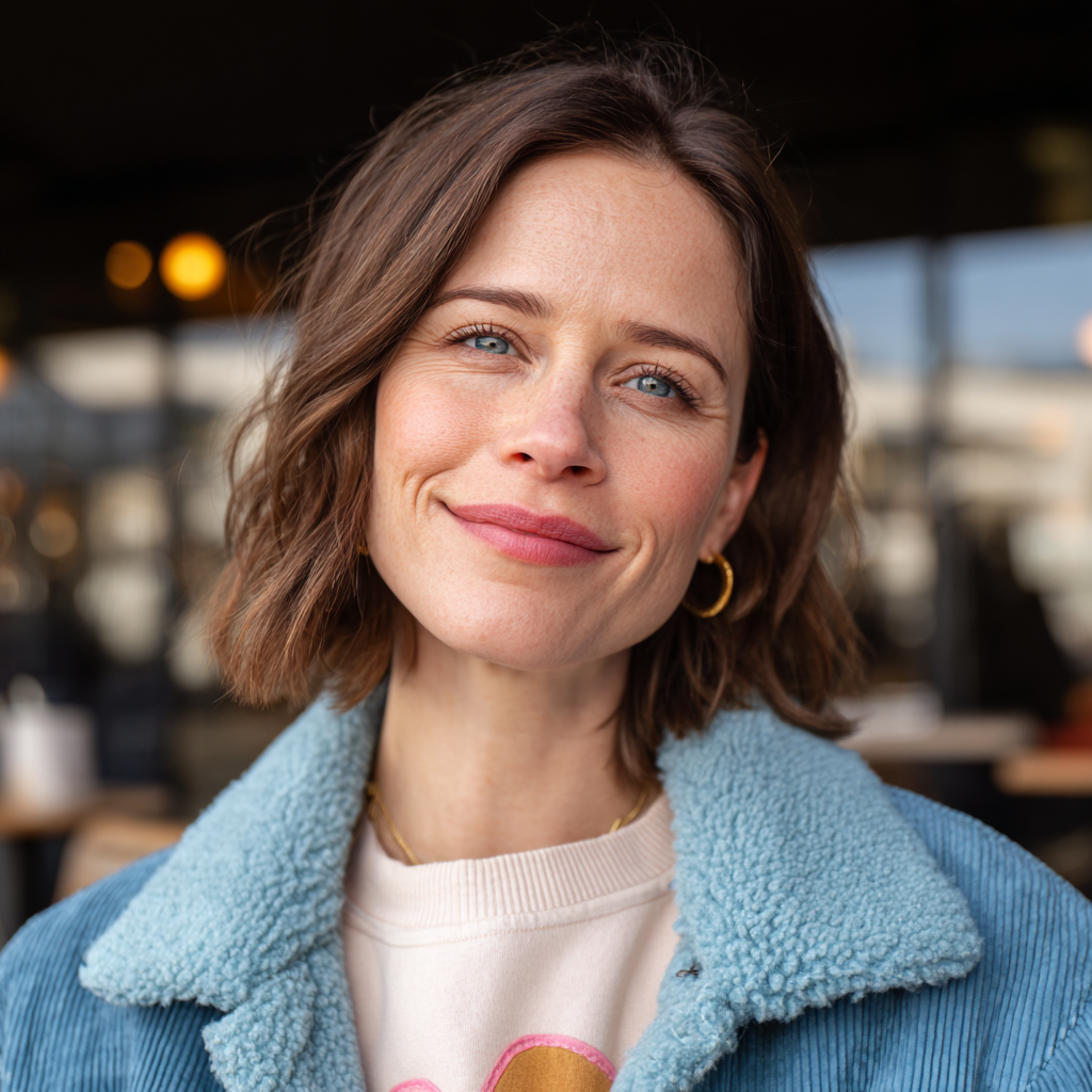 Effortless Mid-Length Textured Lob with Soft Waves