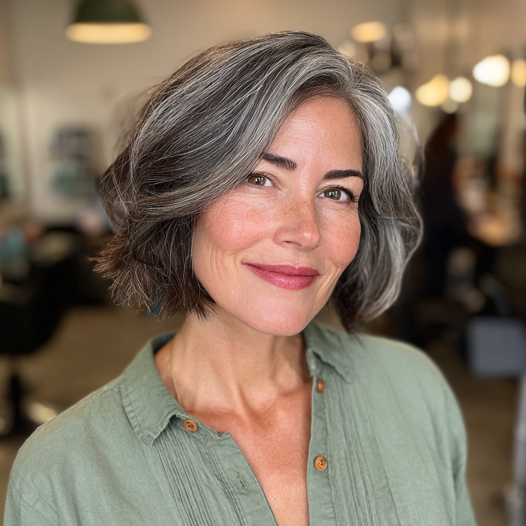 Elegant Textured Bob with Soft Layers