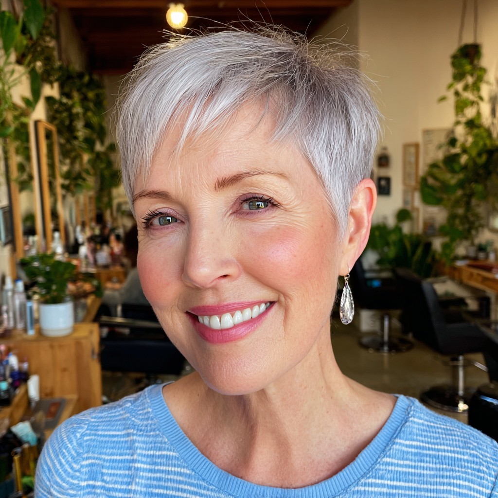 Modern Soft Pixie Cut with Subtle Textured Layers