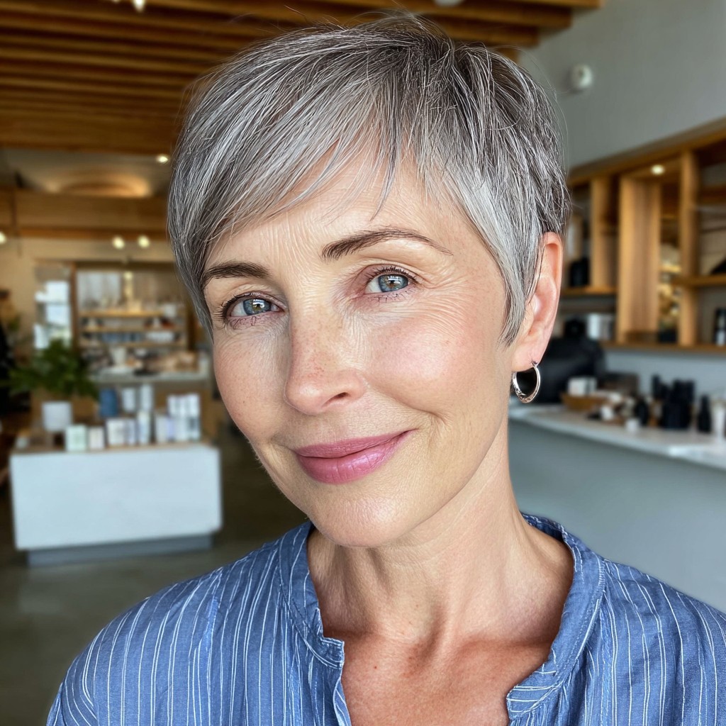 Stylish Textured Pixie Cut with Soft Layers