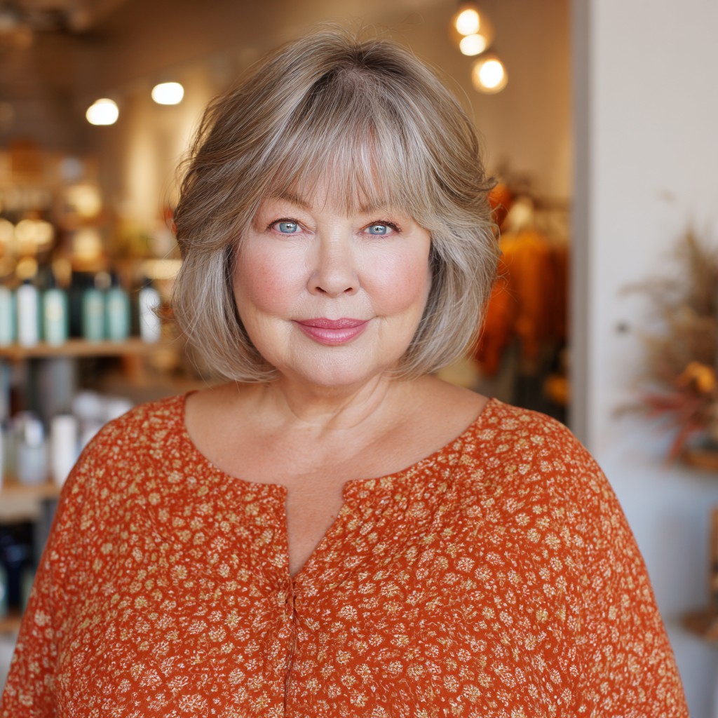 Textured Soft Bob with Face-Framing Layers