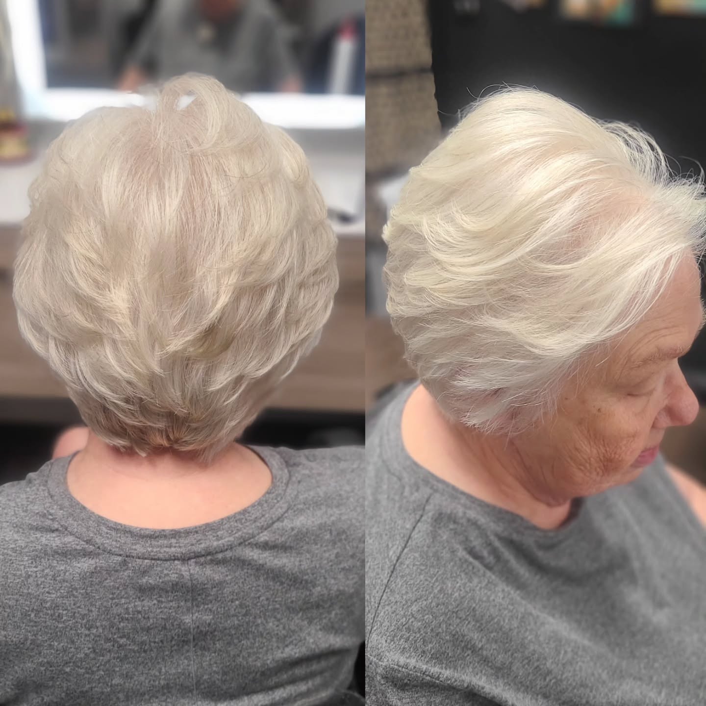 Charming Feathered Bob with Soft Movement