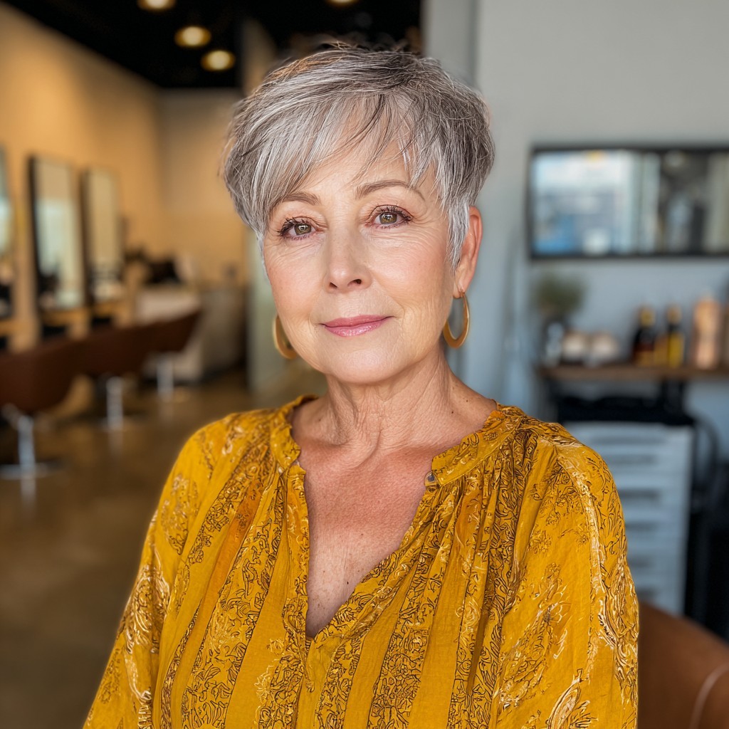 Chic Layered Pixie with Soft Volume