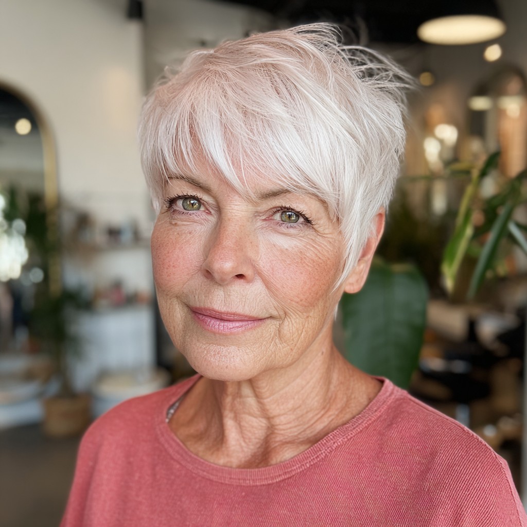 Chic Textured Pixie with Playful Volume
