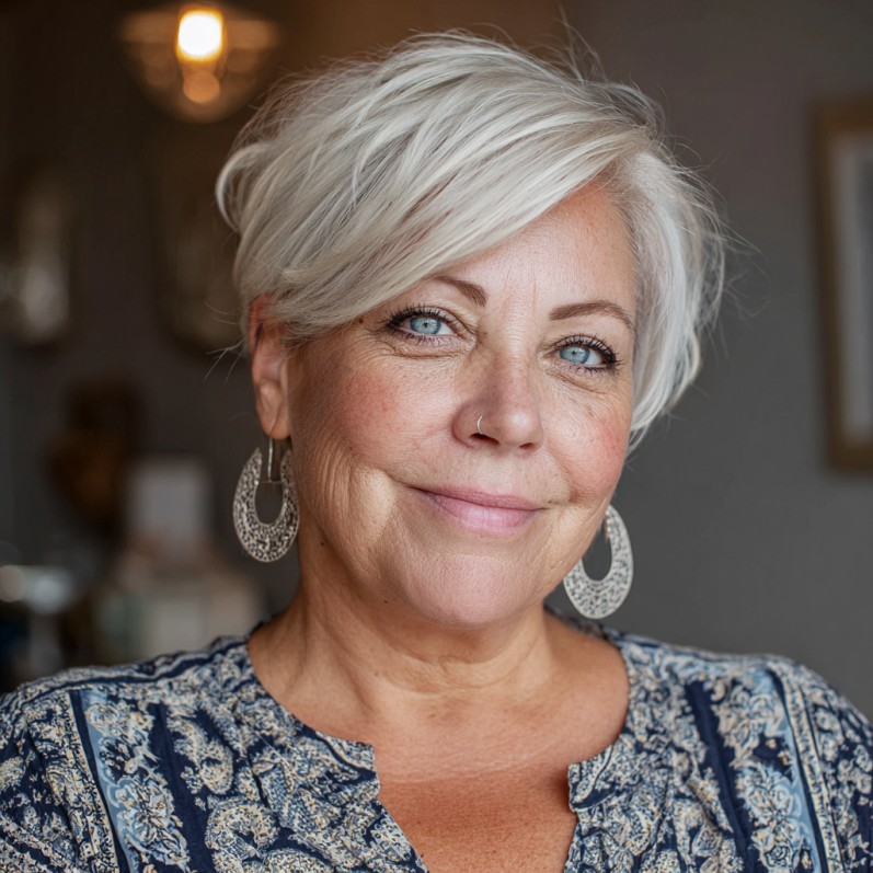 Chic Textured Short Cut with Soft Waves