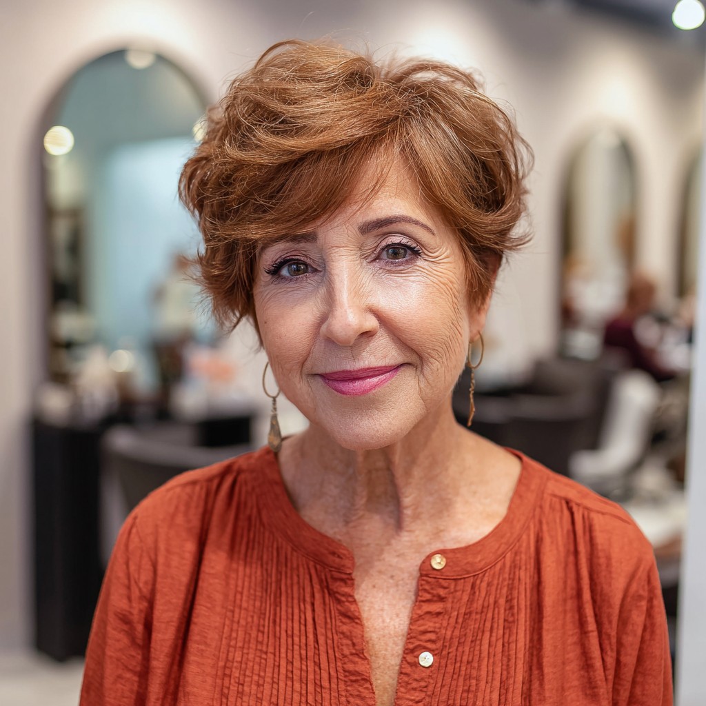 Chic Textured Short Pixie Cut