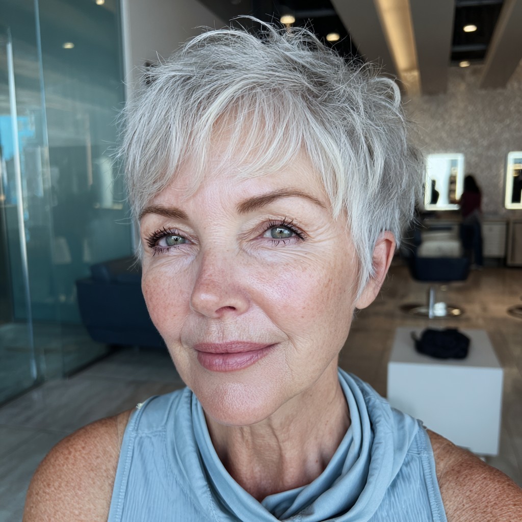 Playful Textured Pixie with Feathered Layers