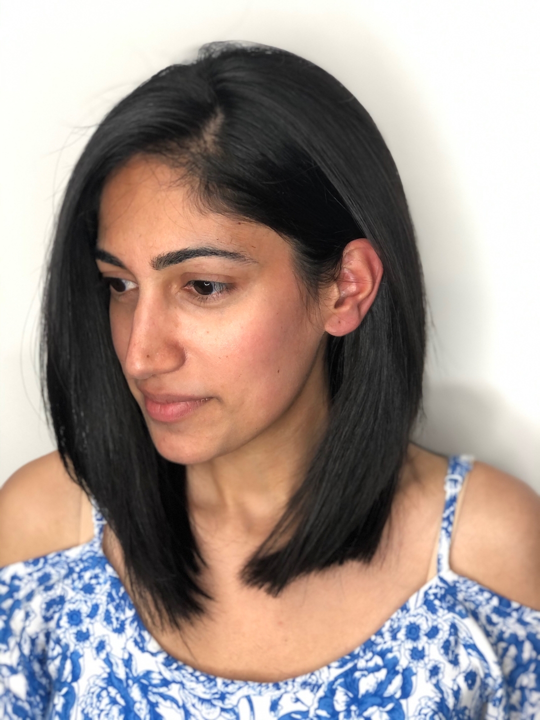 Polished Sleek A-Line Bob with Subtle Layers