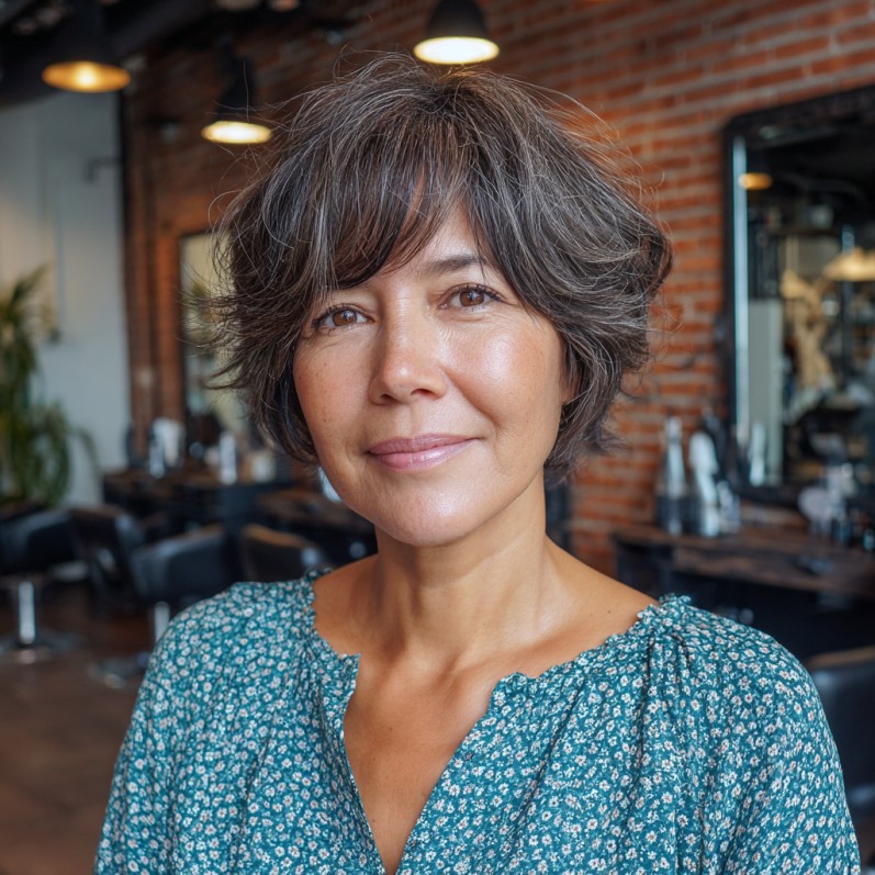 Softly Textured Short Cut with Effortless Volume