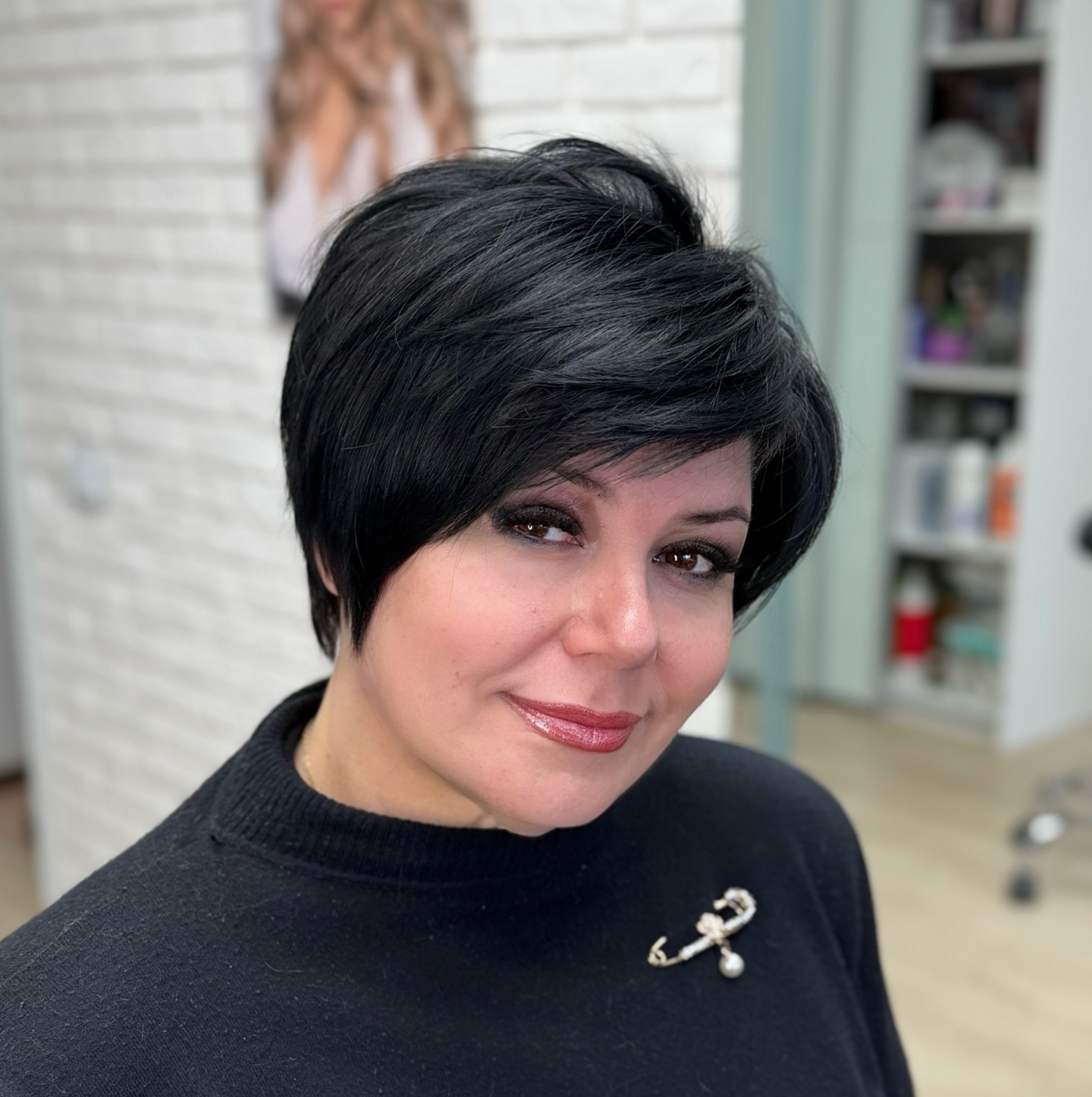 Stylish Textured Pixie with Subtle Volume