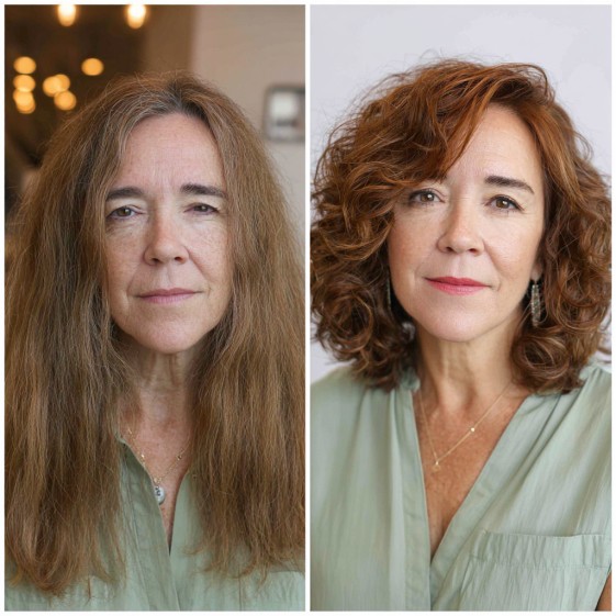 Chic Curly Transformation with Soft Layers