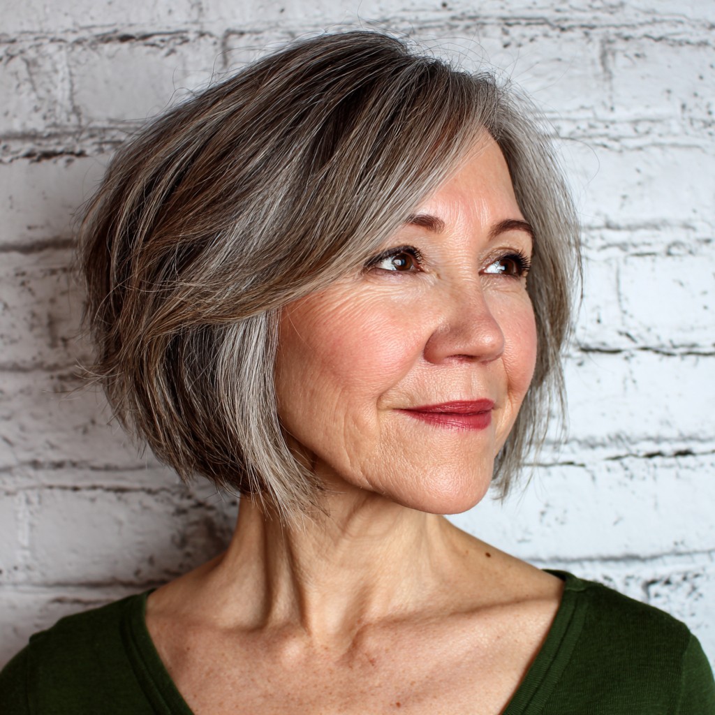 Chic Soft Graduated Bob with Subtle Waves