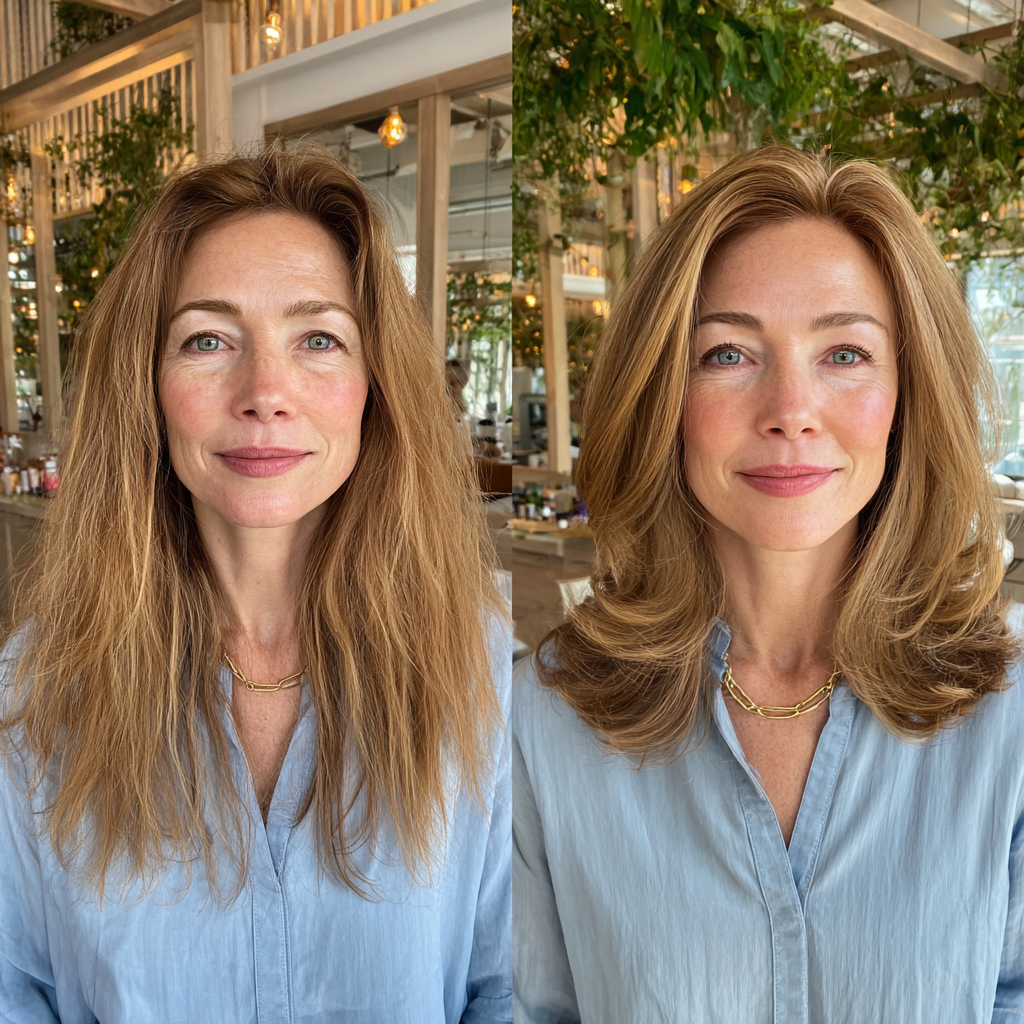 Elegant Textured Cut with Soft Volume