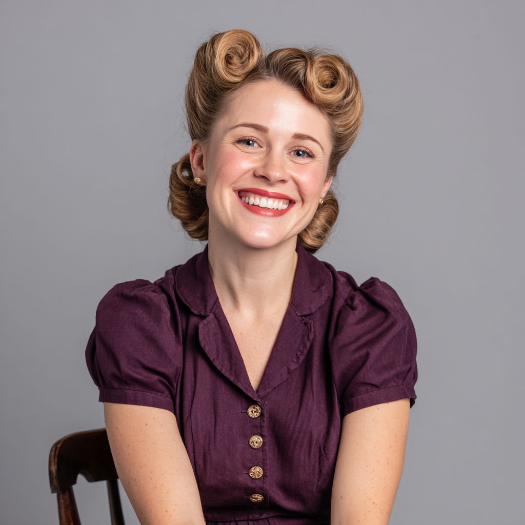 Retro Glamour with Vintage Pin Curls