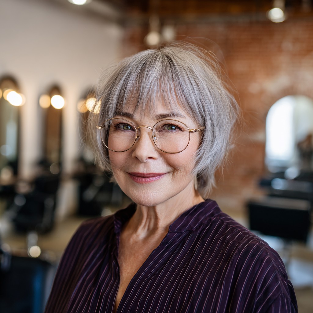 Softly Textured Pageboy Bob with Gentle Layers