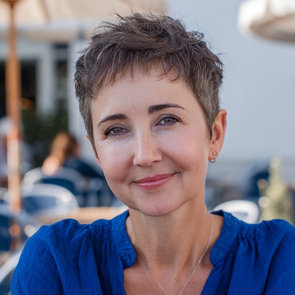 Stylish Textured Pixie Cut with Light Layers