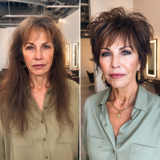 Textured Short Cut with Playful Volume