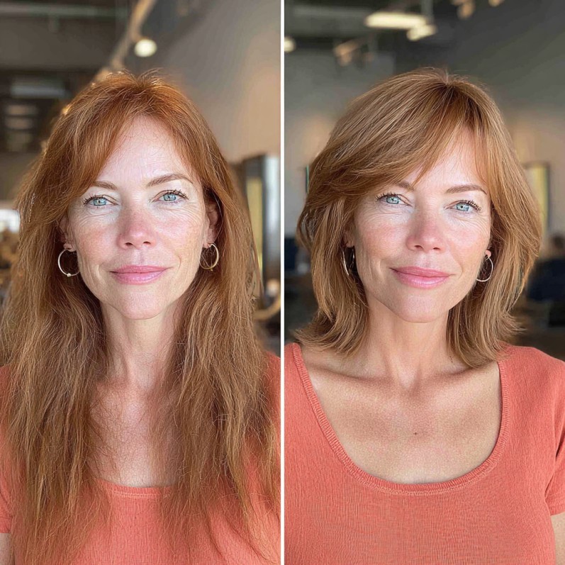 Chic Textured Blonde Bob with Gentle Layers