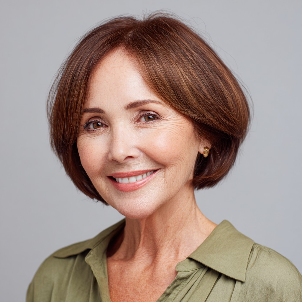 Classic Textured Bob with Subtle Highlights