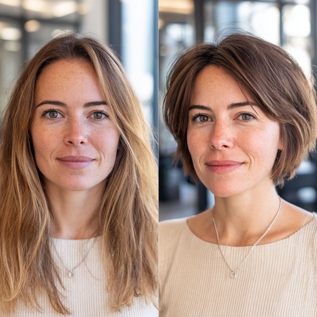 Fresh and Flirty Textured Short Bob