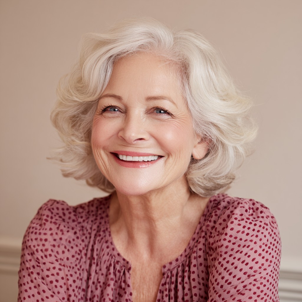 Soft Textured Bob with Gentle Waves