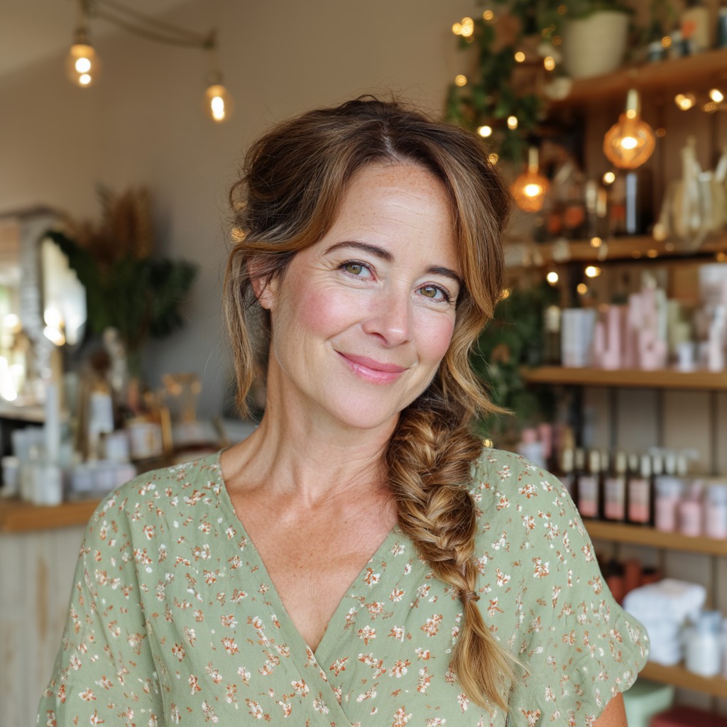 Effortless Side Braid with Soft Waves