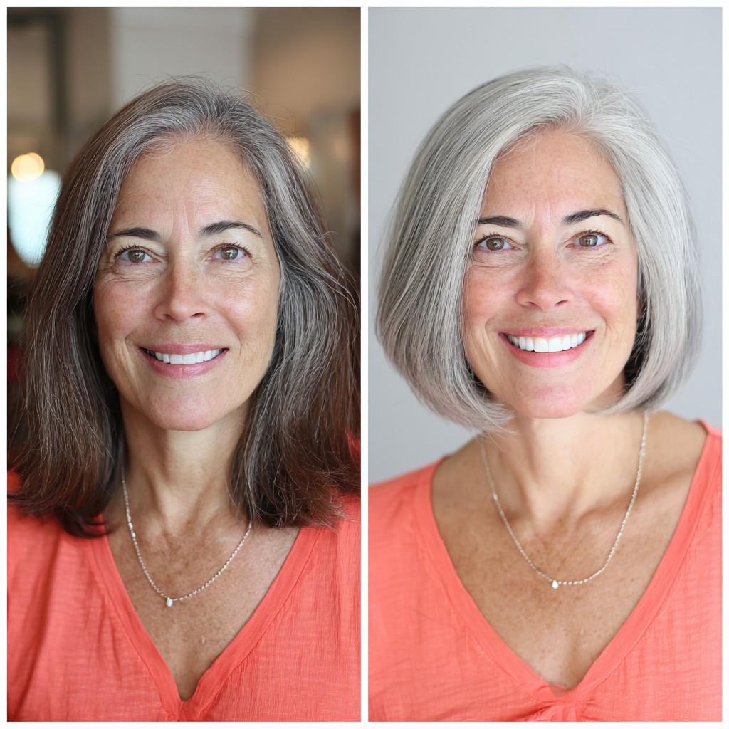 Modern Textured Bob with Subtle Waves