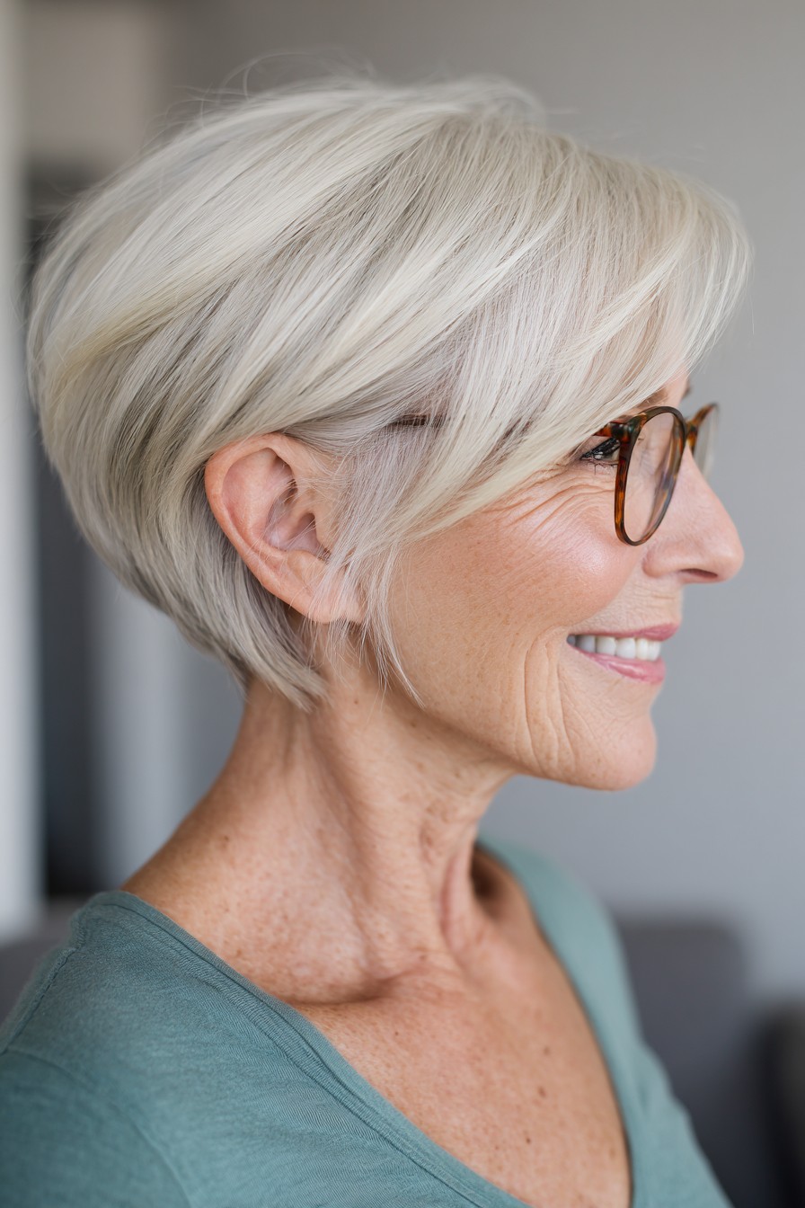Modern Textured Short Stacked Cut
