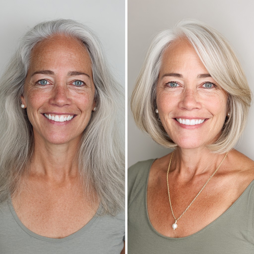 Sleek Textured Bob with Soft Layers