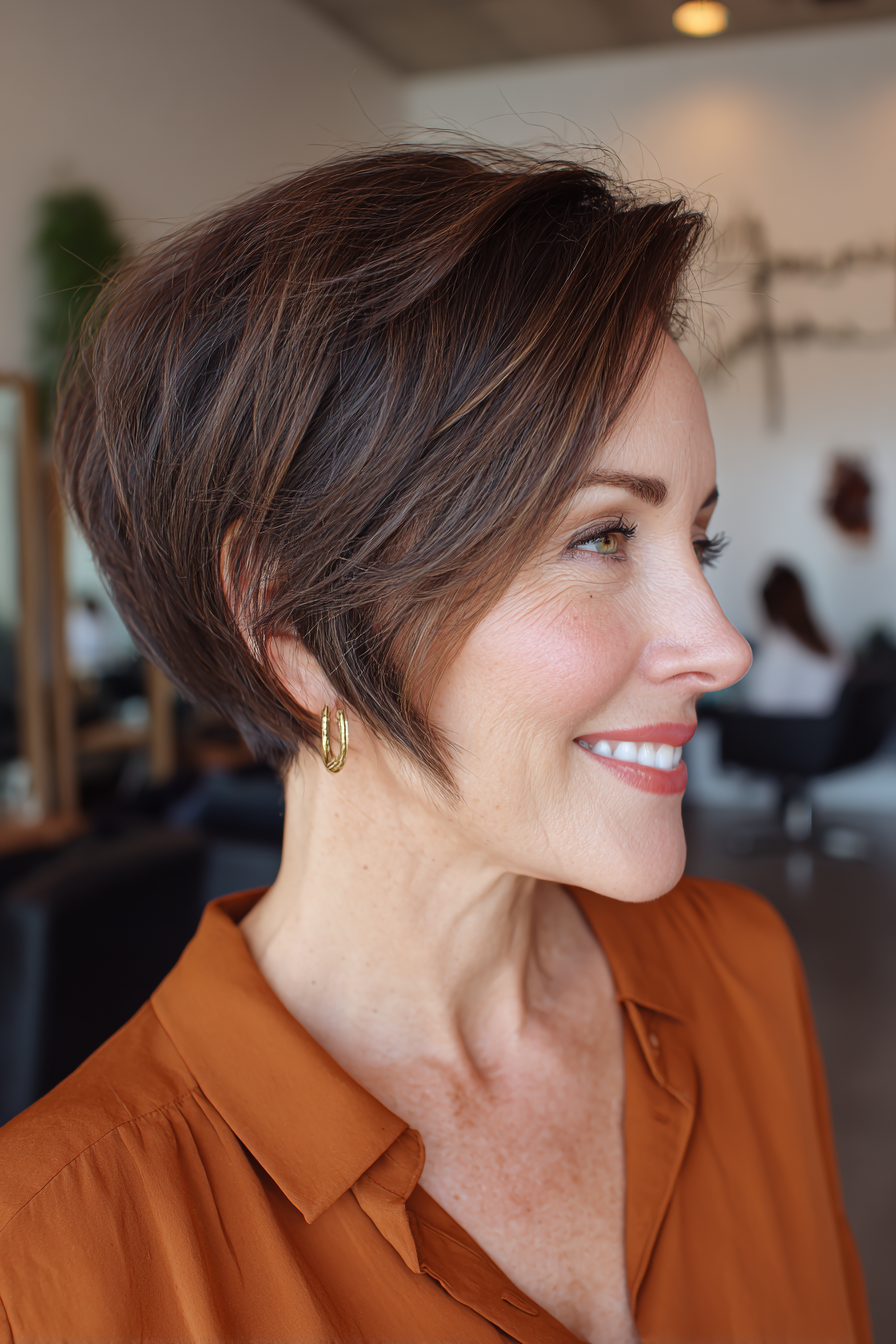 Stylish Textured Pixie Cut with Soft Layers