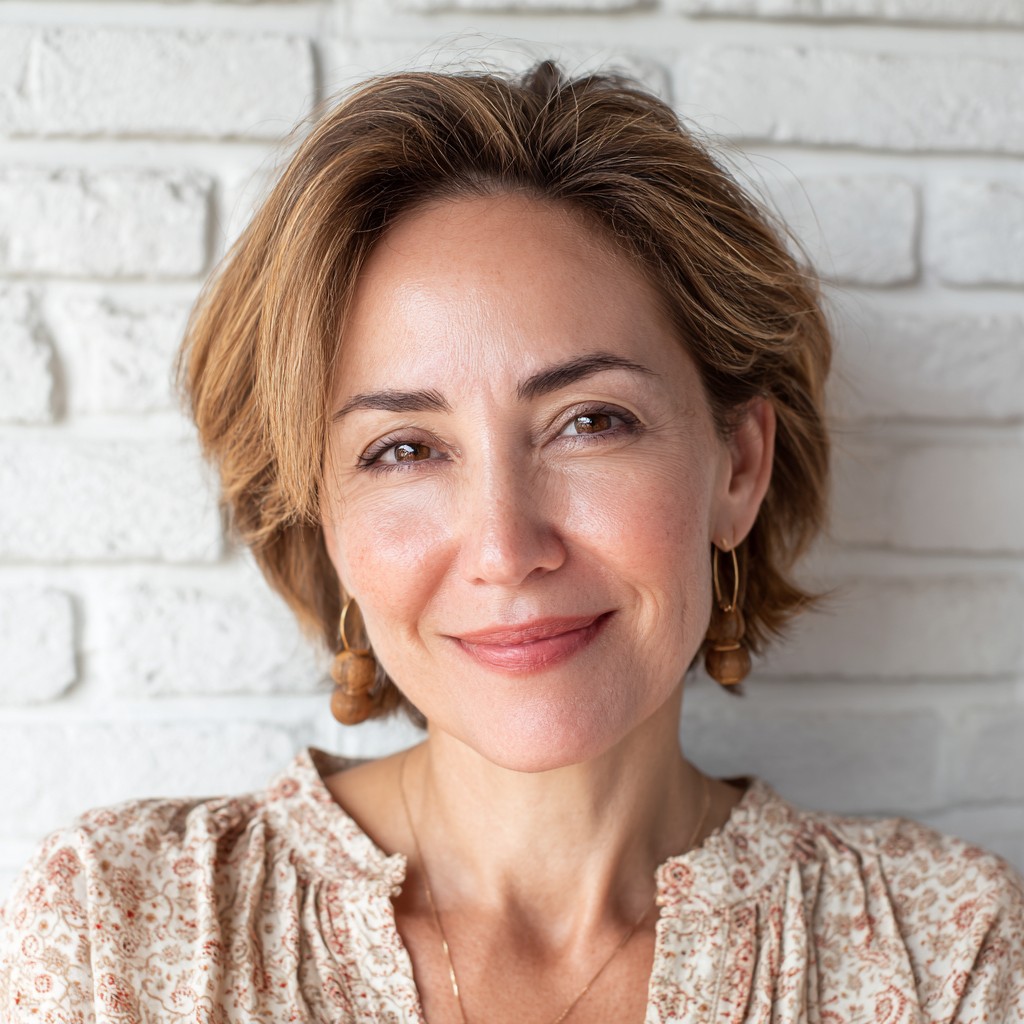 Textured Shoulder-Length Cut with Subtle Highlights