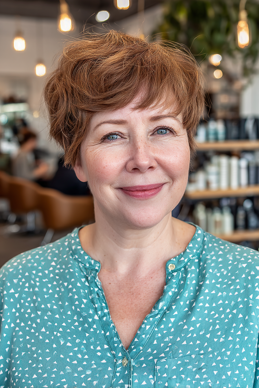 Playful Textured Short Cut with Soft Layers