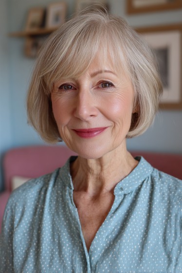 Soft Textured Bob with Gentle Face-Framing Layers