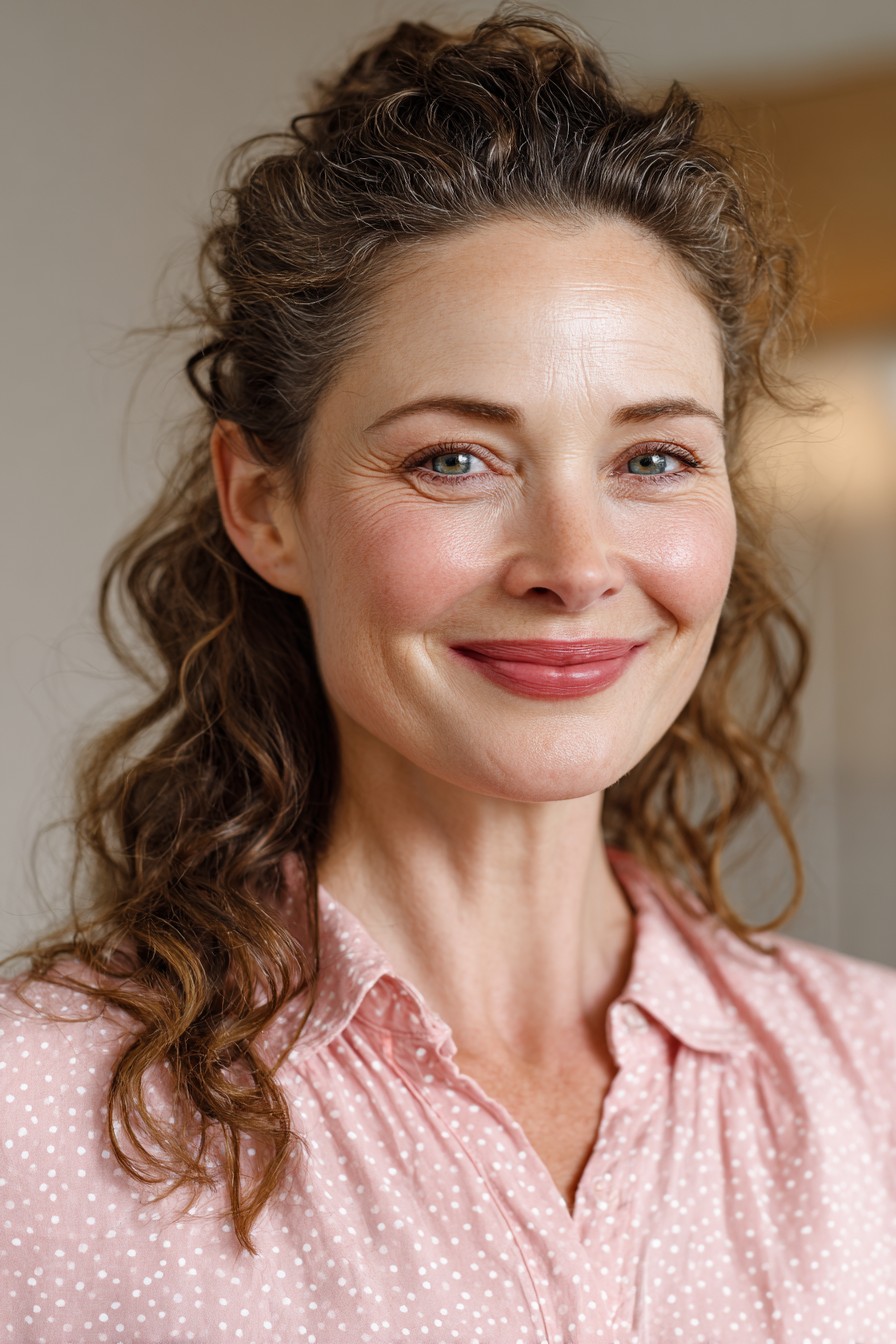 Textured Loose Curls with Soft Volume
