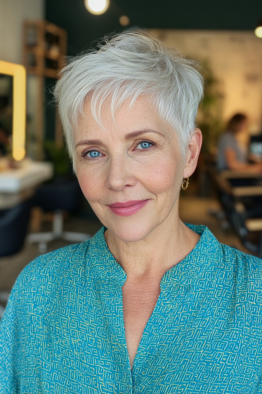 54953 chic textured pixie cut with subtle layers