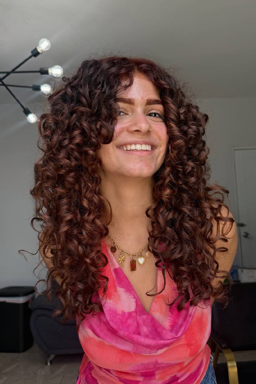 Bold Curly Volume with Defined Ringlets