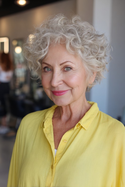 Charming Curly Crop with Lively Dimension