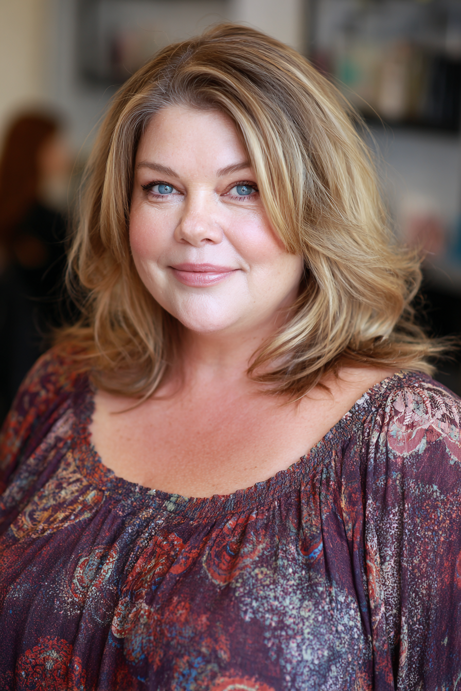 Chic Layered Mid-Length Cut with Soft Volume