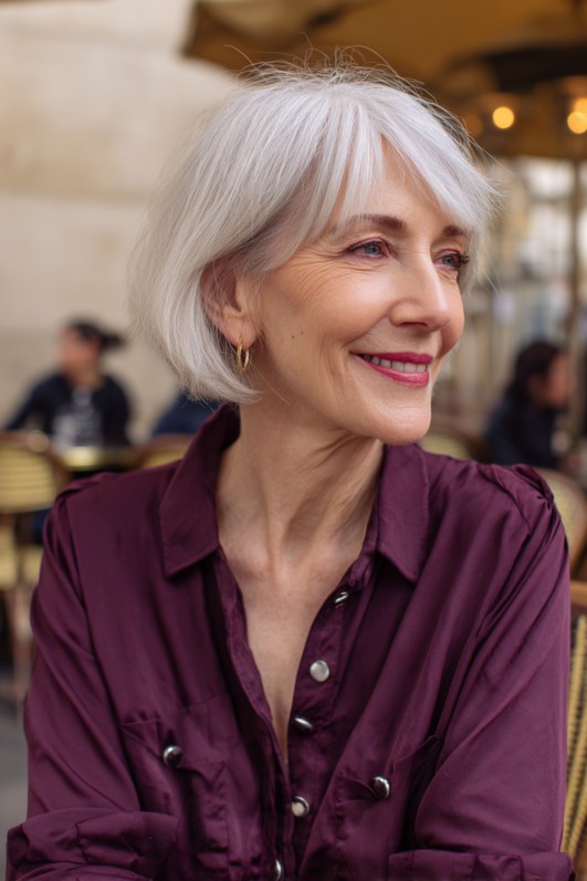 Chic Modern Short Cut with Soft Face-Framing Layers