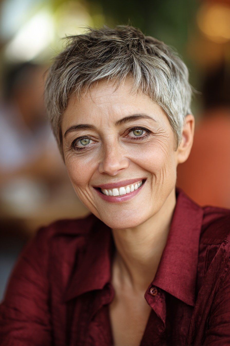 Chic Short Pixie Cut with Textured Layers