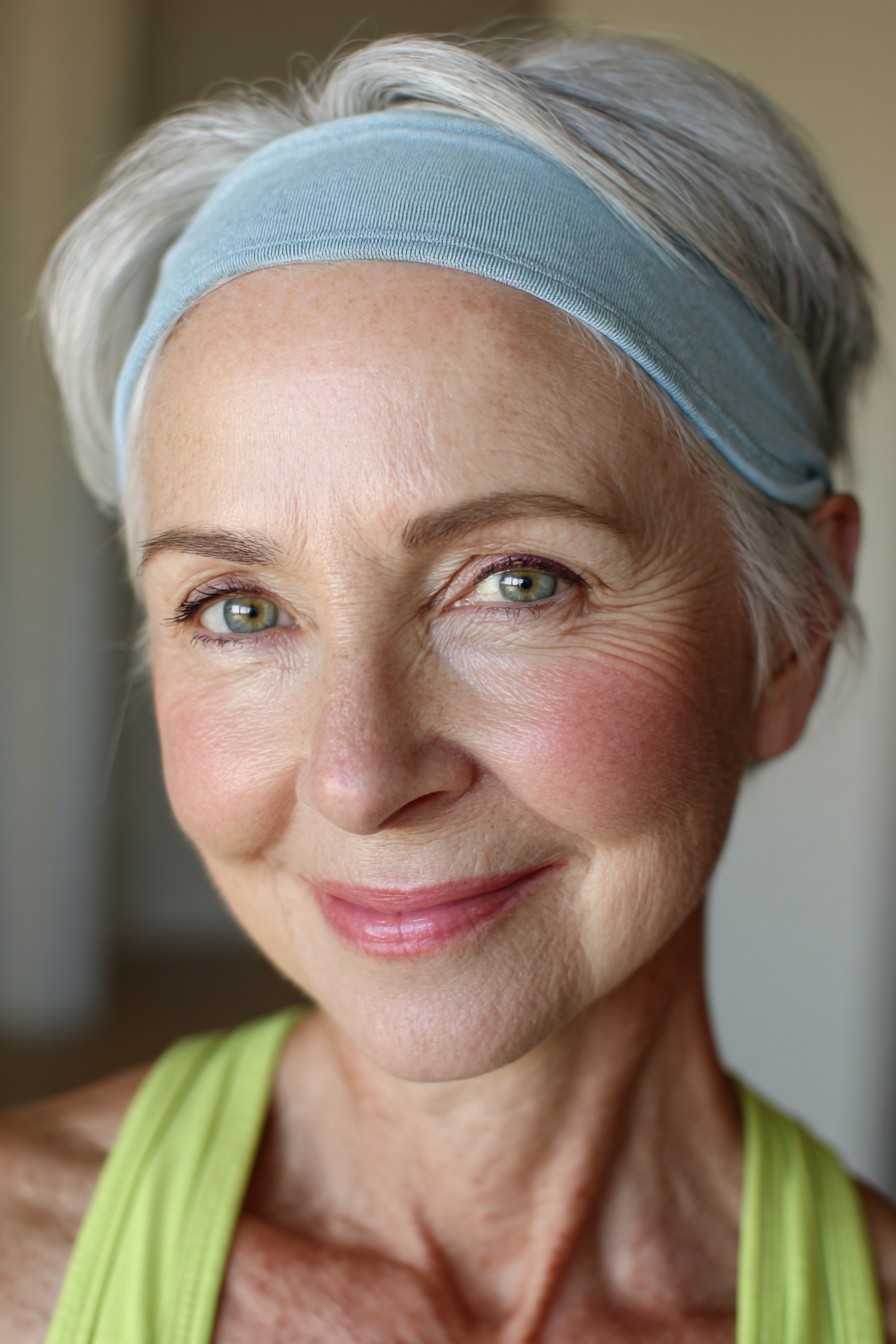 Chic Silver Pixie Cut with Subtle Layers