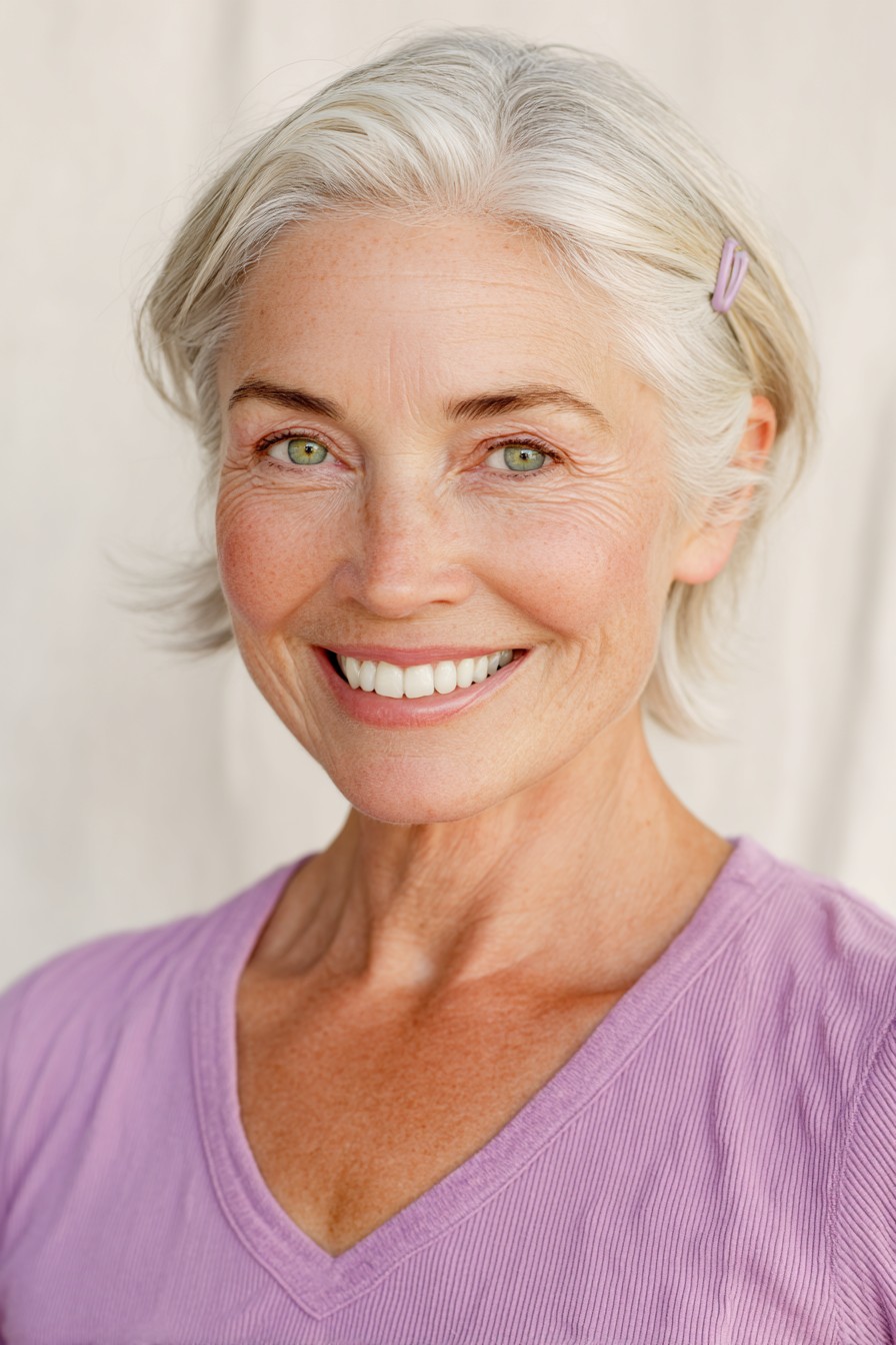 Chic Silvery Textured Bob with Subtle Layers