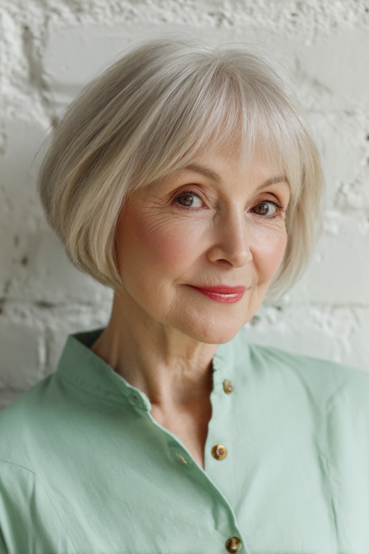 Chic Textured Bob with Face-Framing Layers