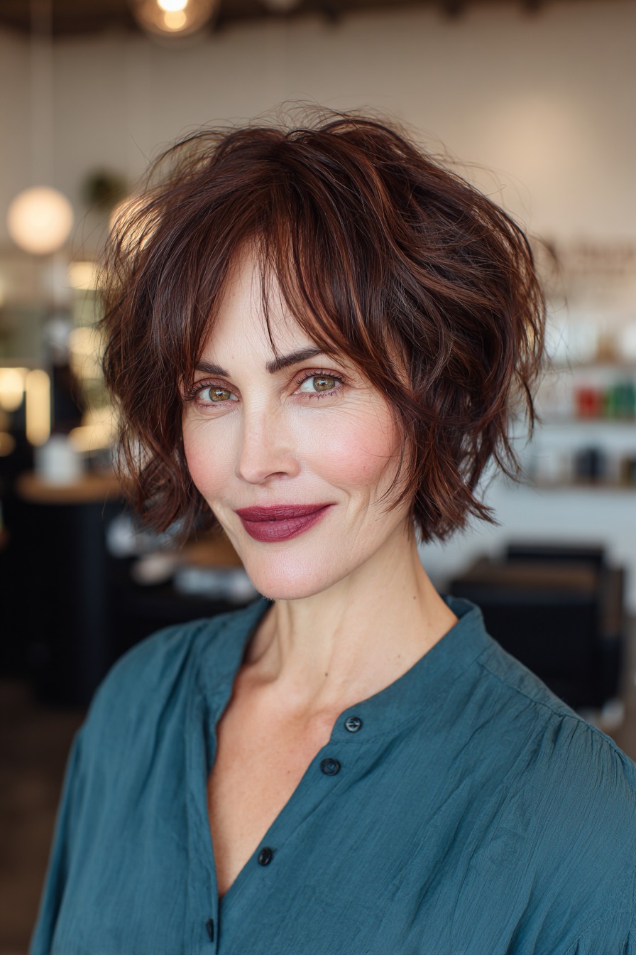 Chic Textured Bob with Soft Volume