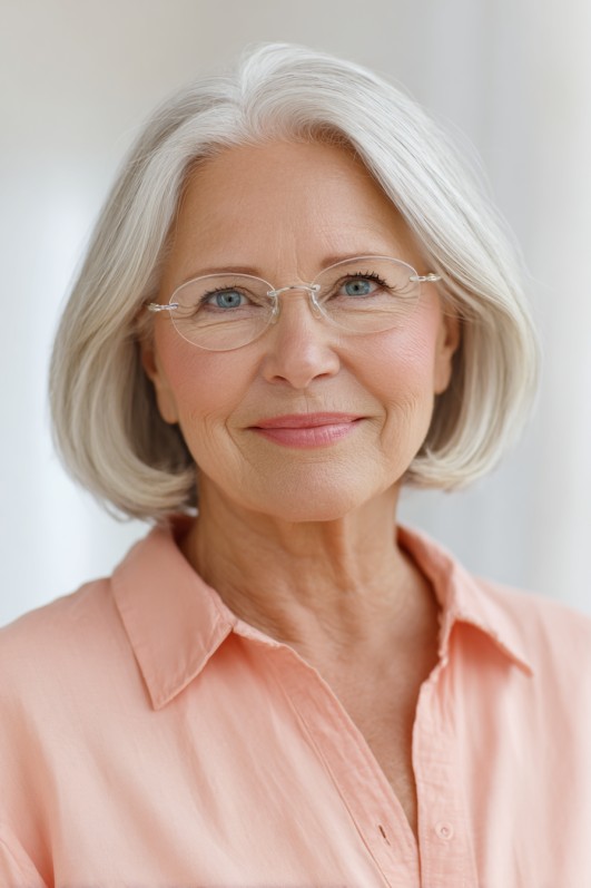 Classic Soft A-Line Bob with Subtle Layers