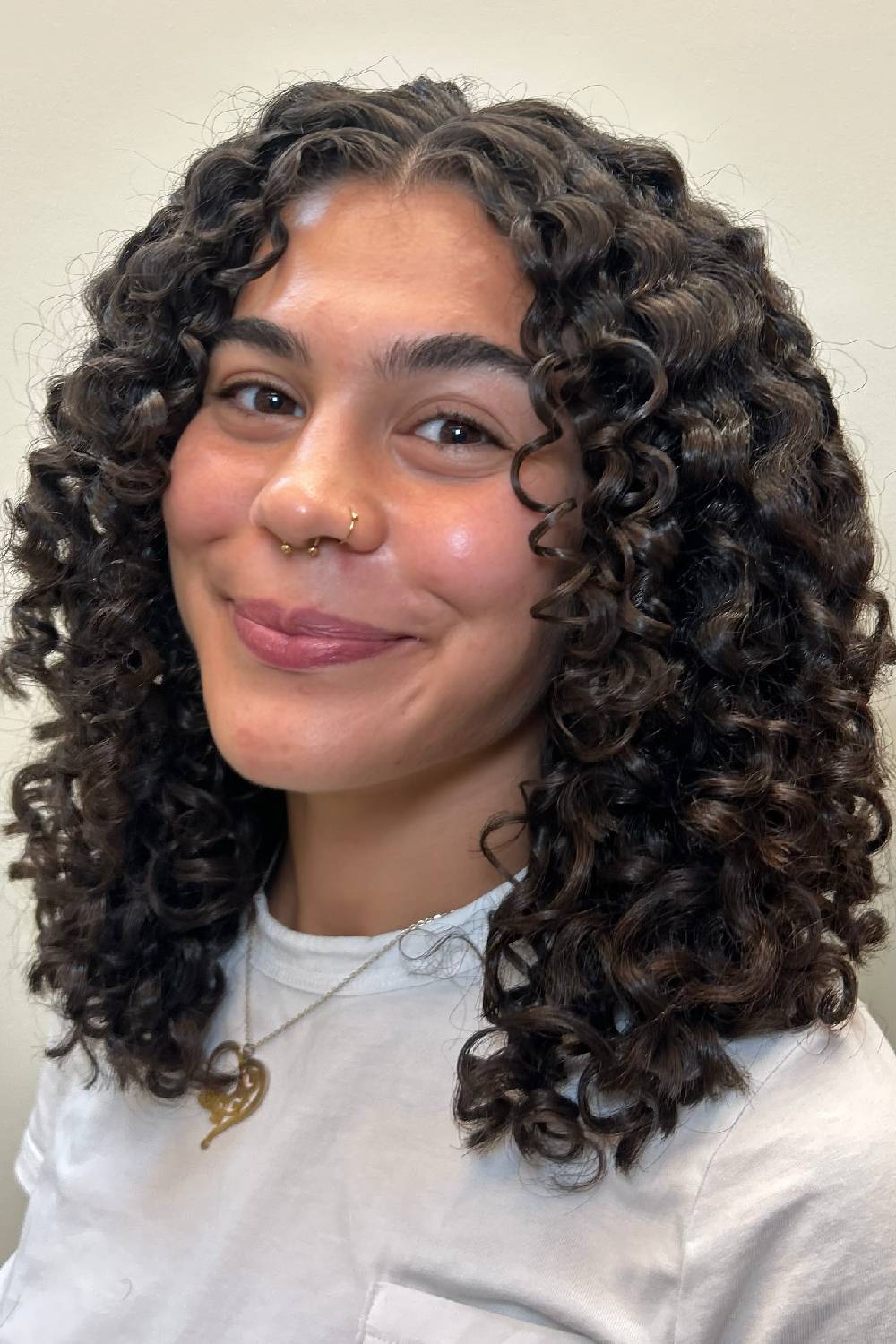 Defined Curly Cut with Soft Volume