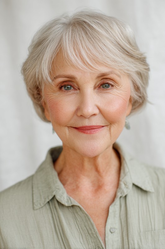 Elegant Soft Textured Pixie with Subtle Layers