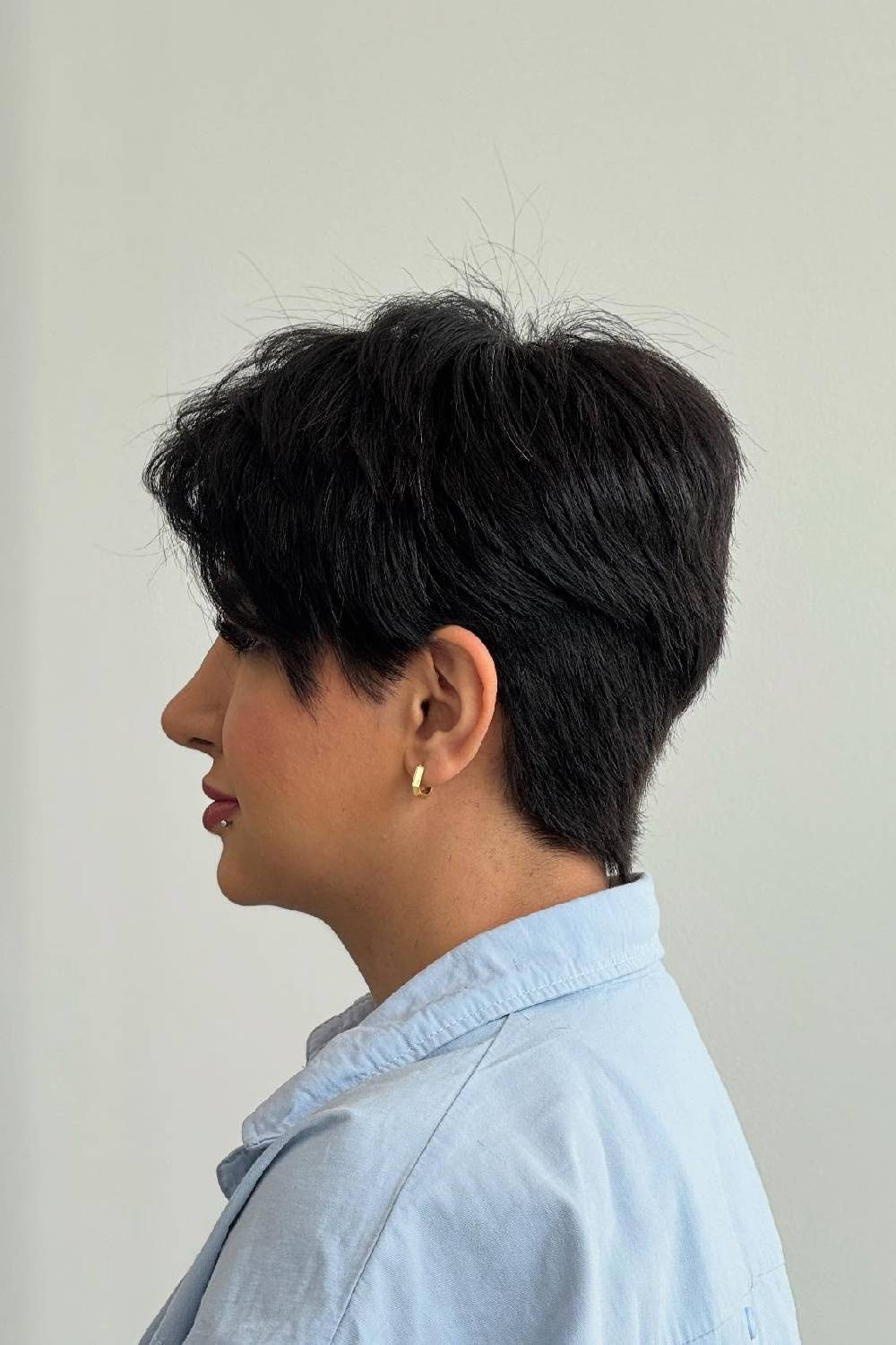 Modern Asymmetrical Pixie Cut with Textured Layers